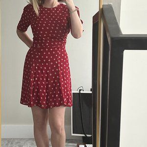 Reformation Red Mini Dress